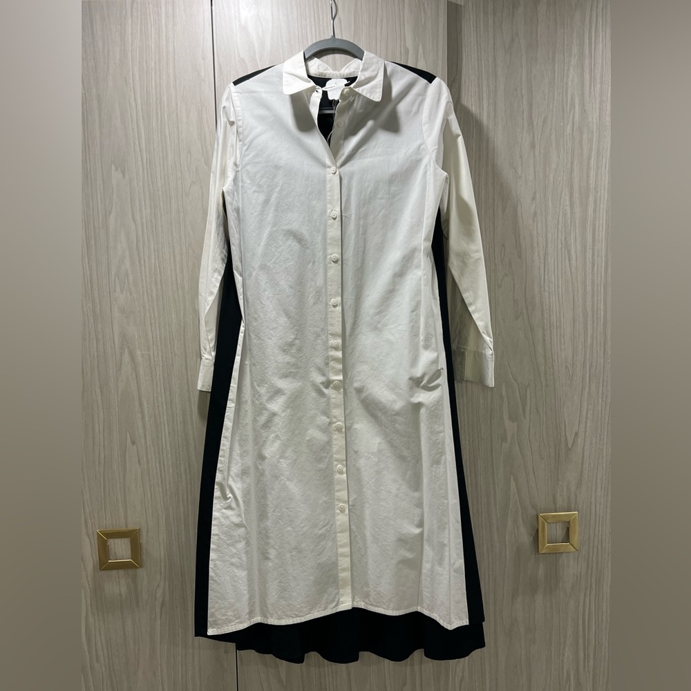 Project 6 Black & White Shirt Dress
